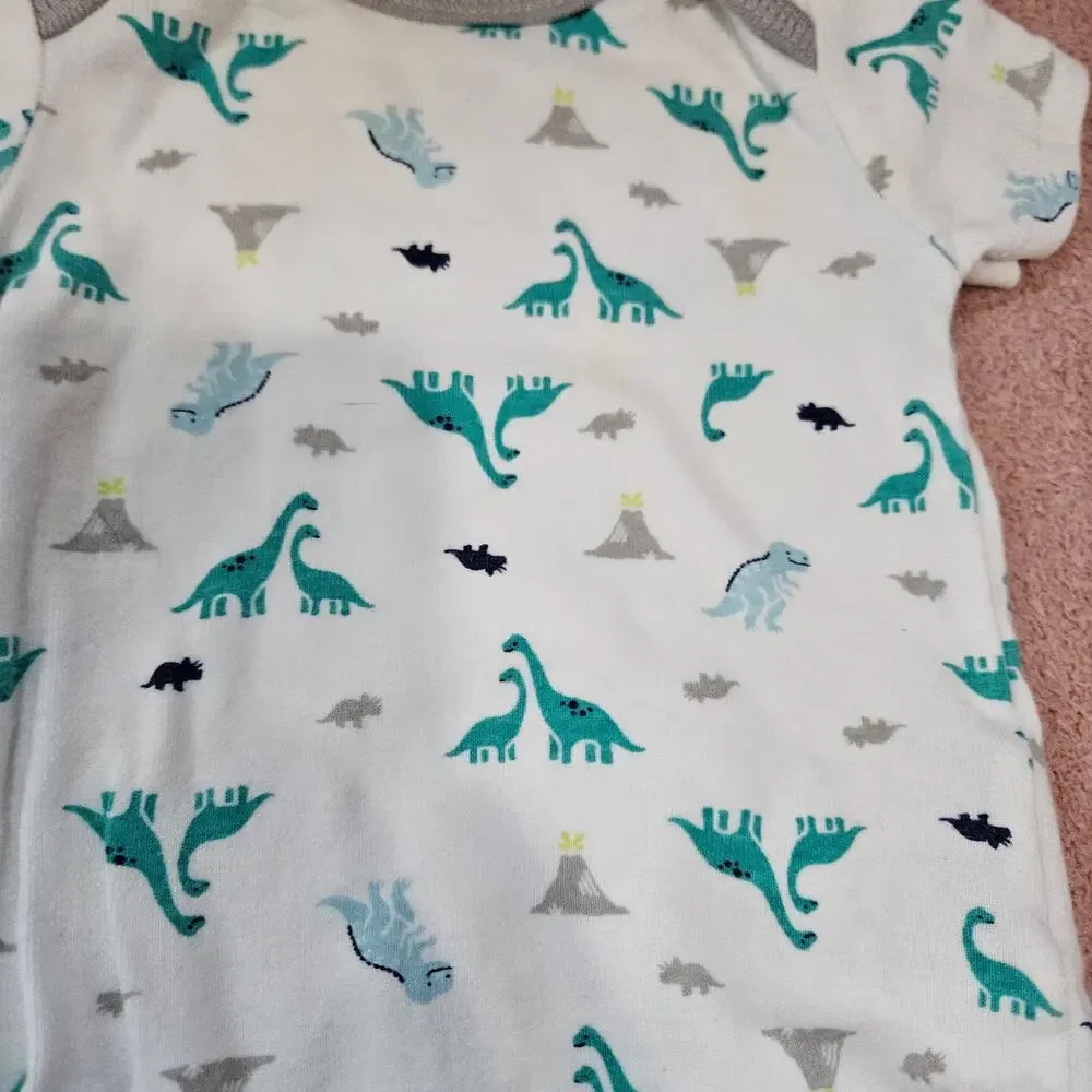 Simple Joys by Carter's Baby Boys 6 Short-Sleeve Bodysuit Lot Size 0-3 Mon